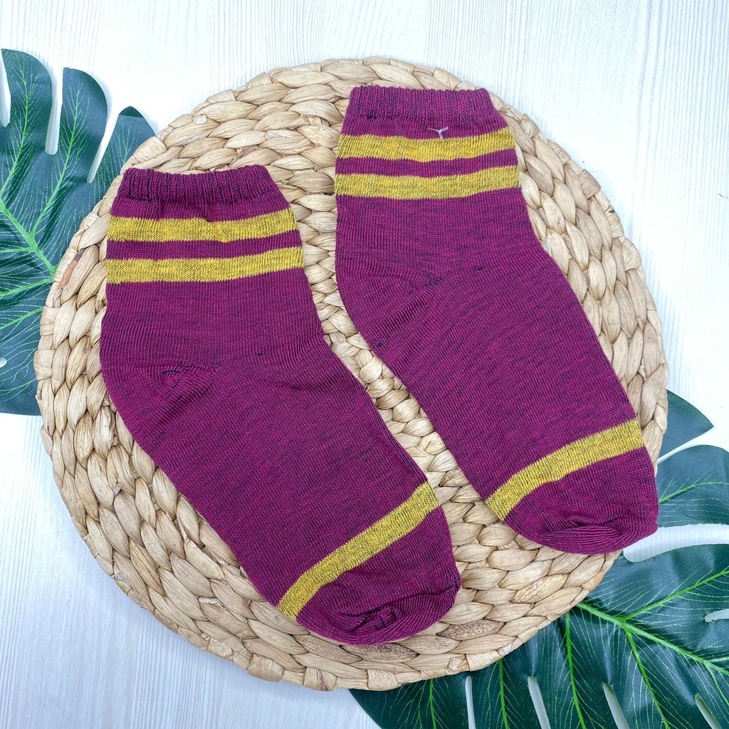 HC KAOS KAKI PANJANG 2 GARIS KAOS KAKI PANJANG MURAH IMPORT # BISA COD-HC798 MAROON
