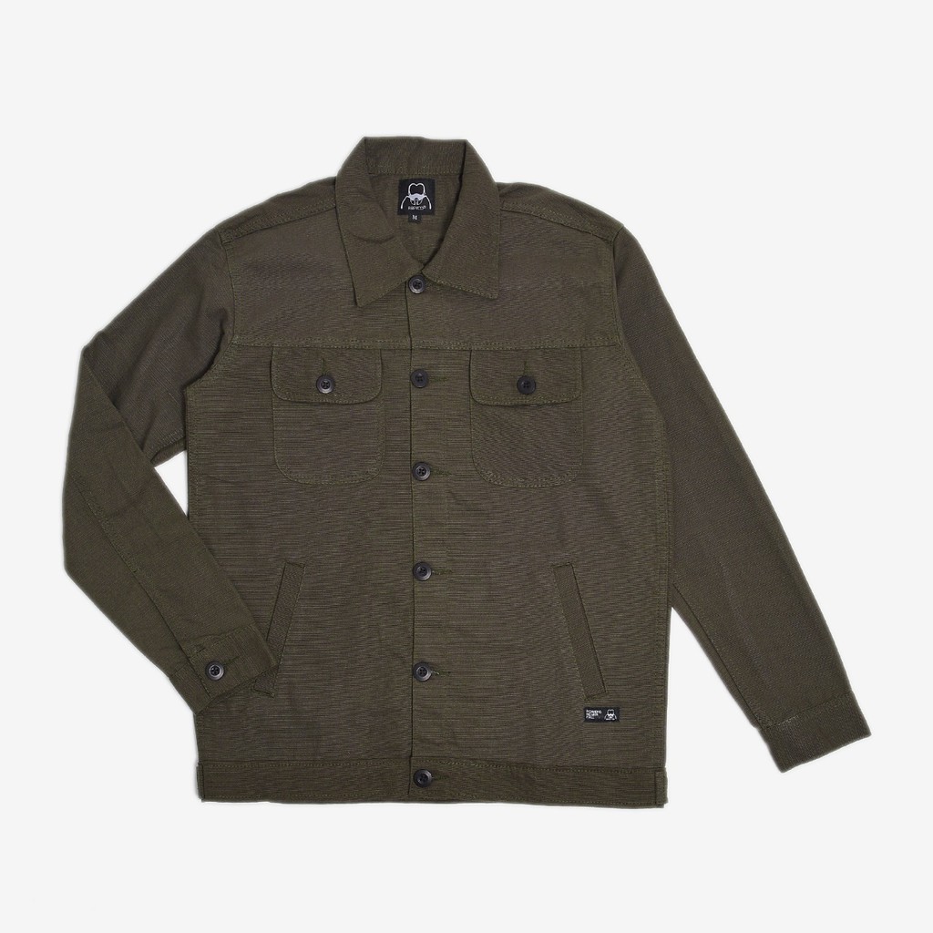 Chester Jacket 2 0 Reseda Green Canvas Solid Breyco Jaket Chester Jaket Jeans Pria Jacket Cowo