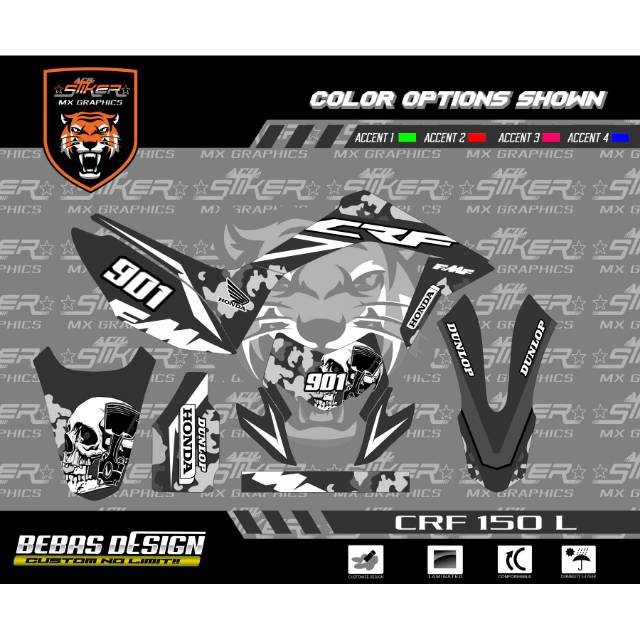 DECAL CRF 150 L GREY