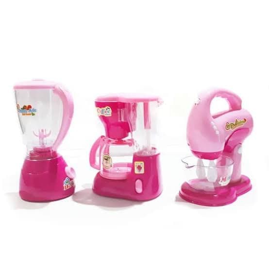  Mainan  Masak Masakan  Blender Mixer Seri Frozen Pink 