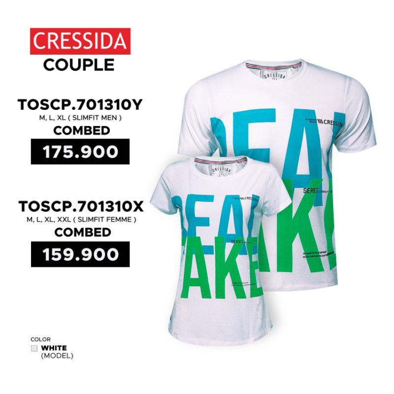 Kaos pria cressida Couple TOSCP.701310Y