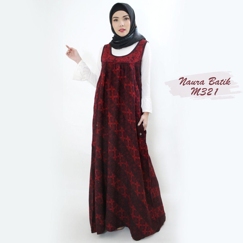 Overall Jeans Naura Batik M321