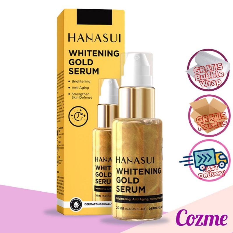 HANASUI FACE SERUM WHITENING GOLD NEW