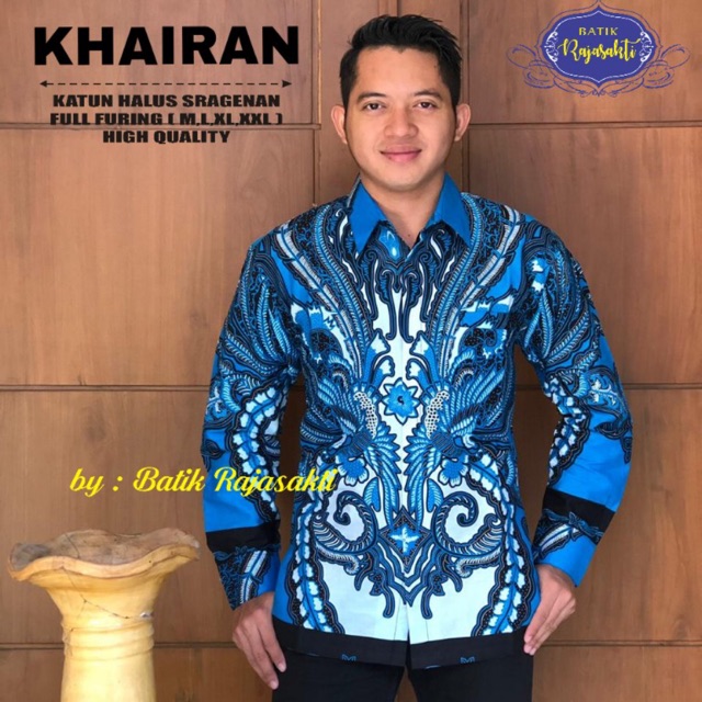 Batik KHAIRAN Katun Cabut Full Furing Termurah