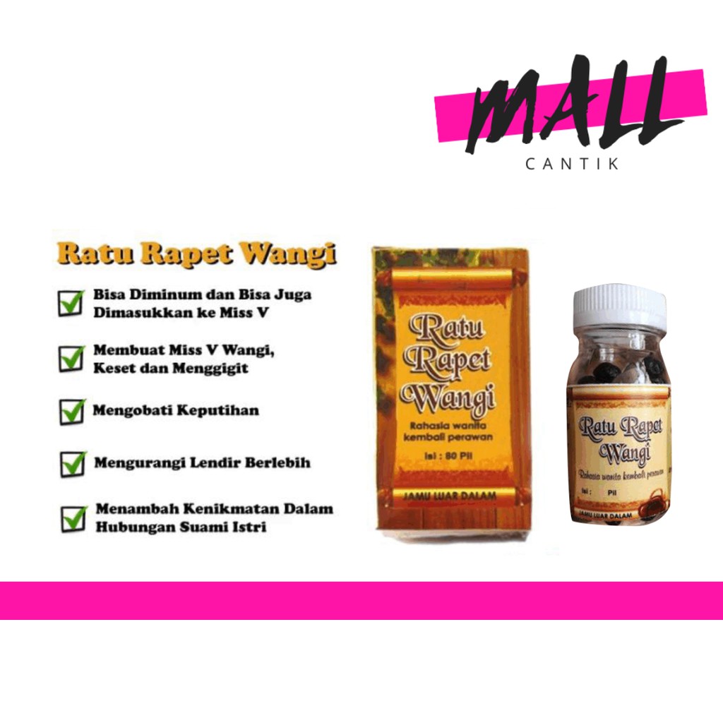 jamu Ratu rapet wangi pil virgin empot biang madura asli ((Bayar ditempat))-Cantik Mall