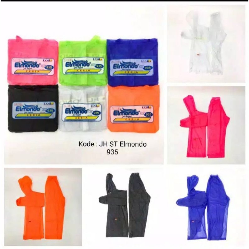 Jas Hujan Murah ELMONDO CERIA EJC 935 - Raincoat Mantel Elmondo Ceria EJC 935