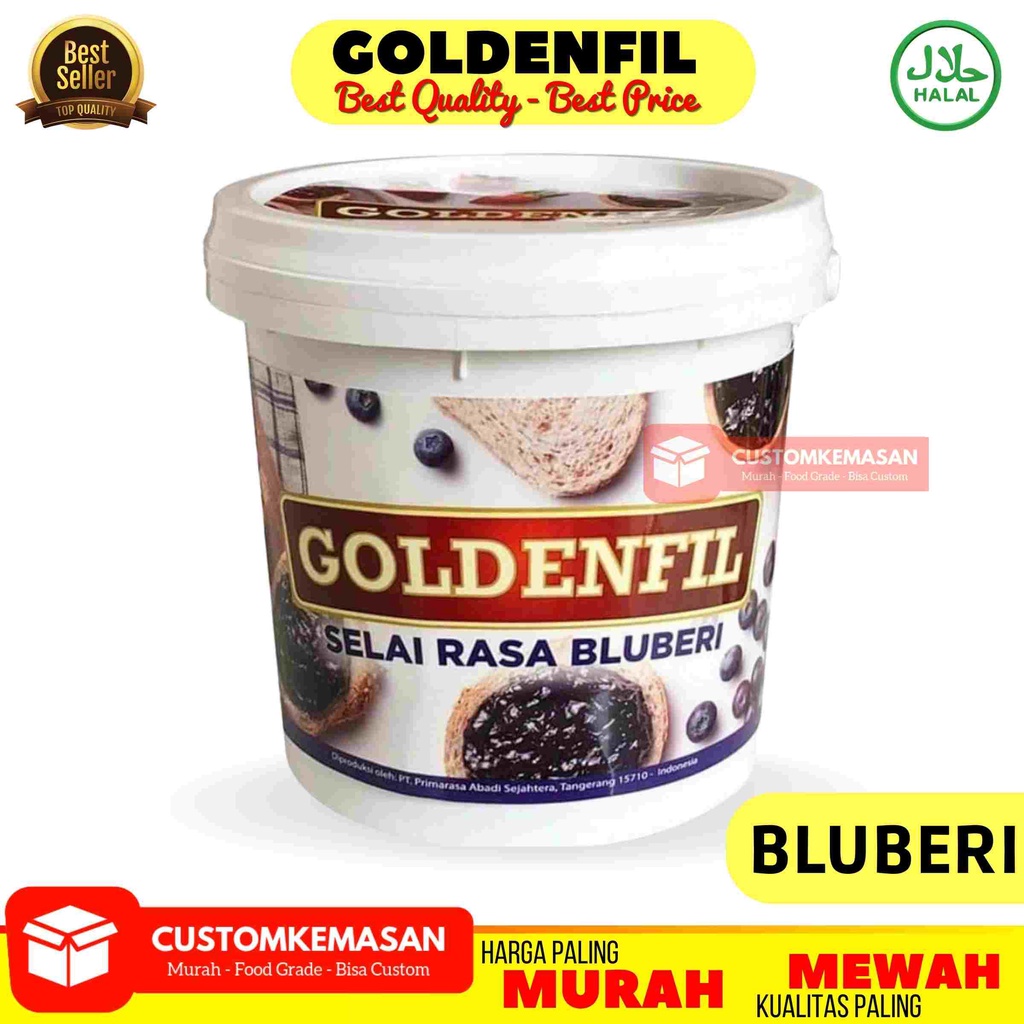 

Goldenfil BluBeri / Selai Roti Bakar / Toping Roti / Selai Roti / Selai Coklat /Olesan Roti