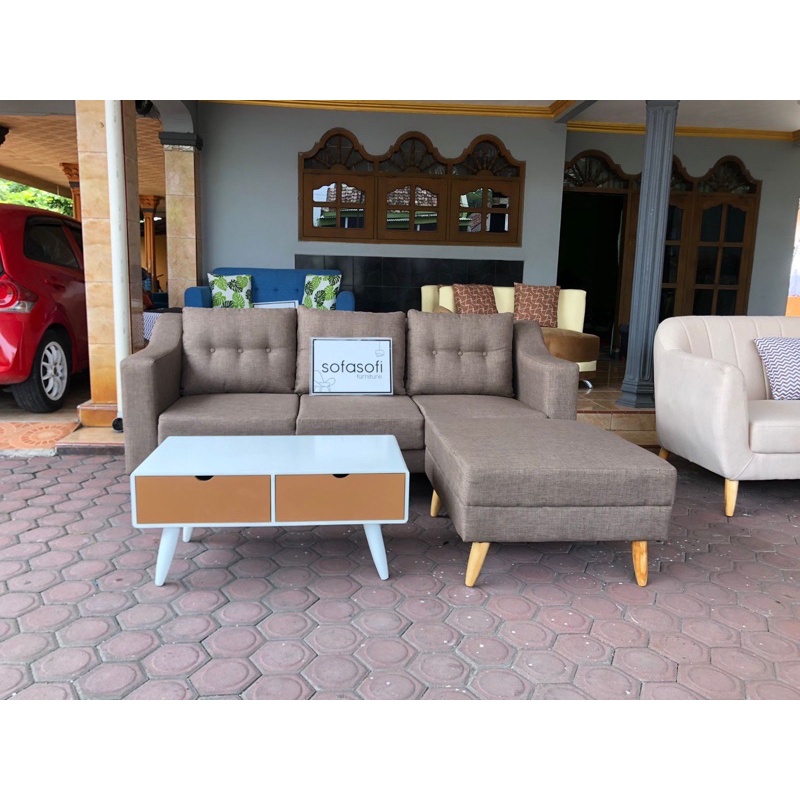 Sofa L selonjor retro