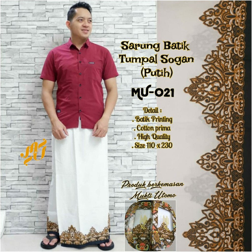 Batik Solo Sarung Batik Tumpal Sogan MU 021 Mukti Utomo WIRAKRAMA MERAH GUNUNG ASKORO GURDO KOSONG MODIN GUMATUR ABIRAMA KEMEBUL DAGEL GERBANG PUTIH RUABIDA GEBER SEMAR RENJANA BATIK SOLO AMANAH BATIKSOLOAMANAH MANUK KEMBAR DEWO KAMULYAN PARANG KERIS