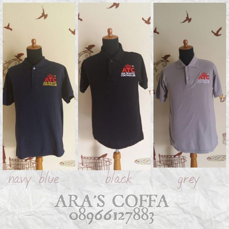 Kaos Polo Bordir Atc or by request