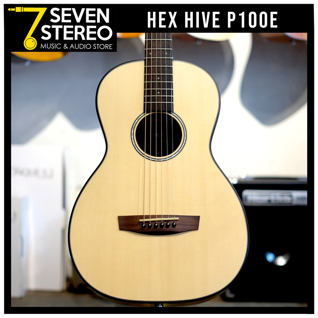 Hex Hive P100 E M Small Size Electric Acoustic Guitar