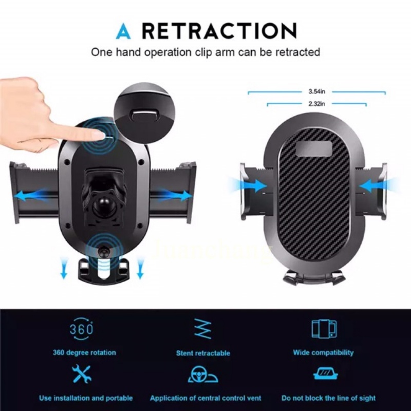 Stand Holder Handphone / GPS Magnetik Untuk Mobil