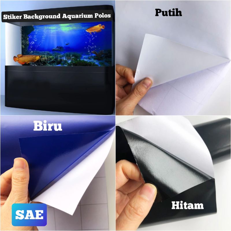 Jual Stiker Baground Background Aquarium Kaca Belakang Akuarium Warna