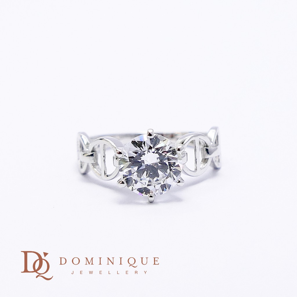 

Dominique Jewellery- Cincin Solitaire 75% SNI DQC 1886