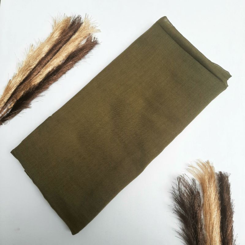 SEGIEMPAT PARIS POLOS PREMIUM AZARA | ANTI LETOY | PARIS VOAL | KERUDUNG MIRACLE MURAH | HIJAB JILBAB SQUARE | JILBAB SEMI PREMIUM SEKOLAH-Olive