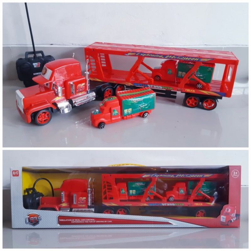 Mainan Cars Truk Hauler Remote Control Rc Car Mobil Truck Trailer Anak