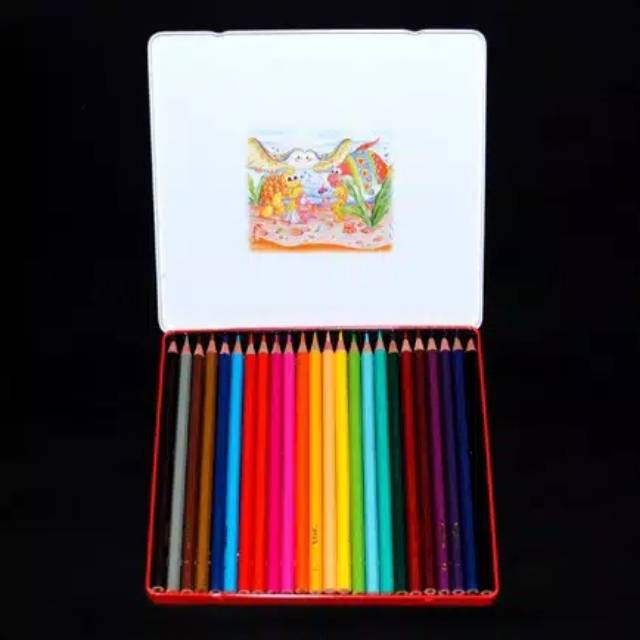 

RB Pensil Warna Joyko Superior 24 Warna Kaleng CP-24TC Tin Case Color Pencils Joyko 24 Kaleng