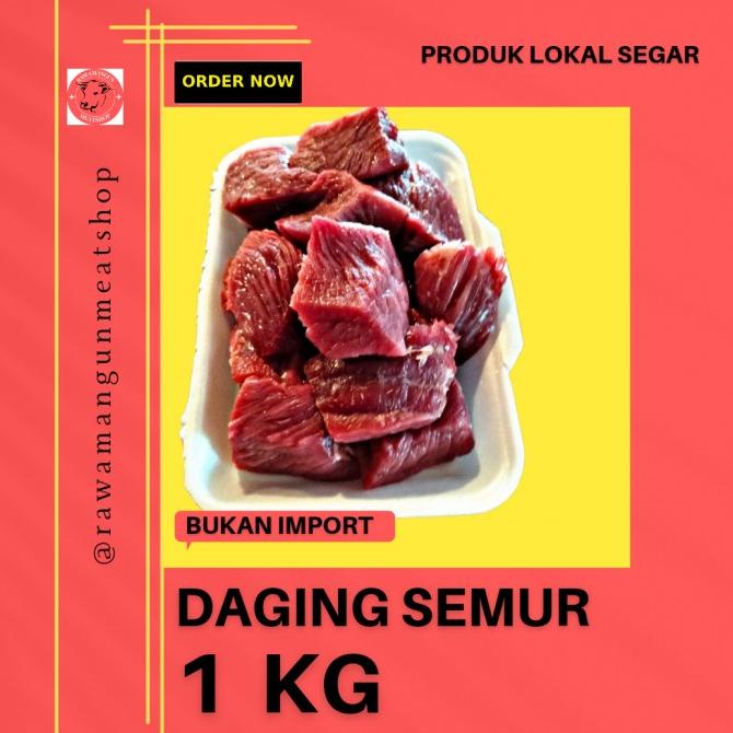 

( PREMIUM BEEF)DAGING SAPI POTONGAN SEMUR 1 KG/ 20-30 LOKAL FRESH FSDGDF252