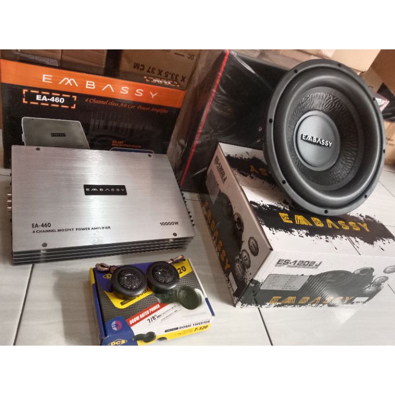 Paket Audio Mobil Embassy 1202J