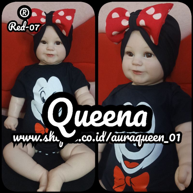 Boneka Reborn bayi perempuan 60cm