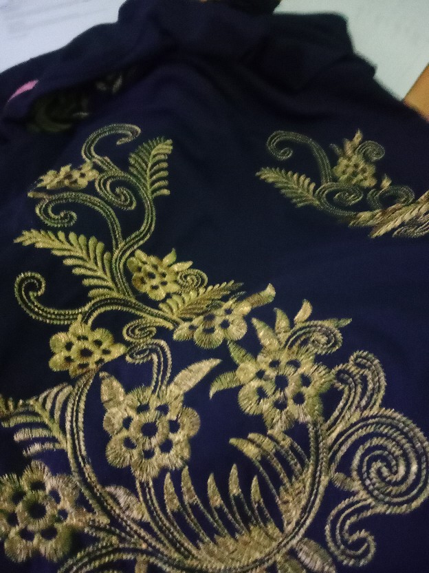 Westylis Gamis Fashion Bordir Batik Mewah ( Real Pick ) Gamis Jumbo Bordir Cantik Premium Xxl