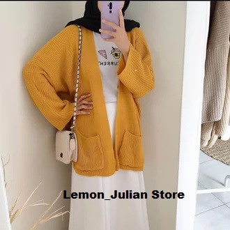 4XL- 5XL Cardigan Rajut Jumbo Premium/ Cardigan Rajut Oversize/ Outer Jumbo Big Size/ Rajut Murah-5