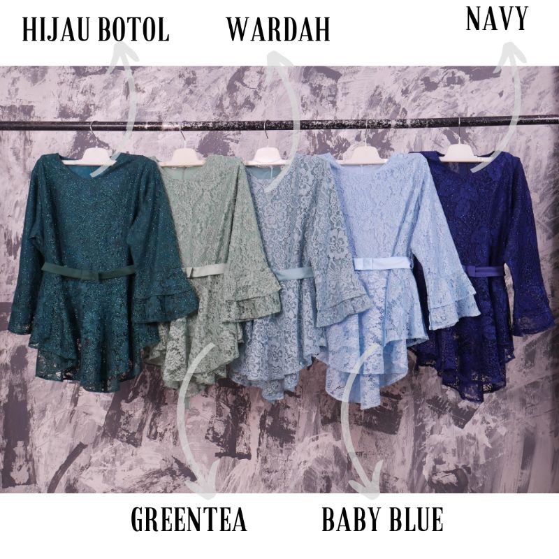 Atasan Kebaya Brokat / brukat Rinjani / kebaya lamaran / kebaya wisuda / kebaya modern PART 1-3