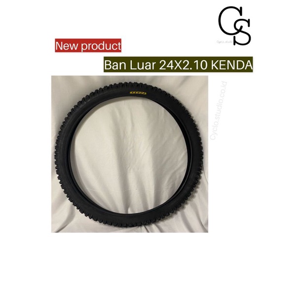 Ban Luar Sepeda MTB 24 x 2.10 Kenda Hitam