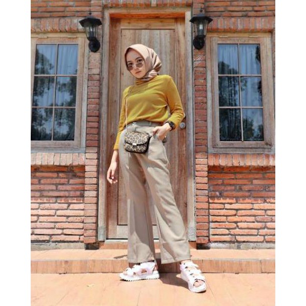 Celana Cutbray Wanita Premium Kekinian Celana Kerja Wanita Celana Panjang Wanita Celana Bahan Wanita Shopee Indonesia