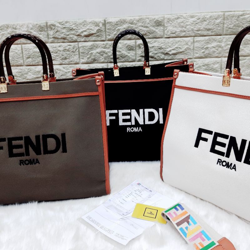 Tote Bag Fendi Kanvas Import Premium P2283KD