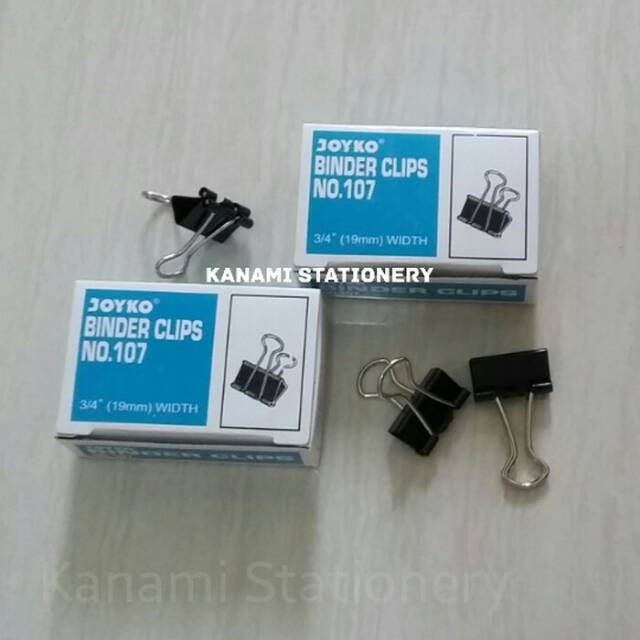 

Binder Clips Jepitan Kertas Paper Clip Document Set Kenko.