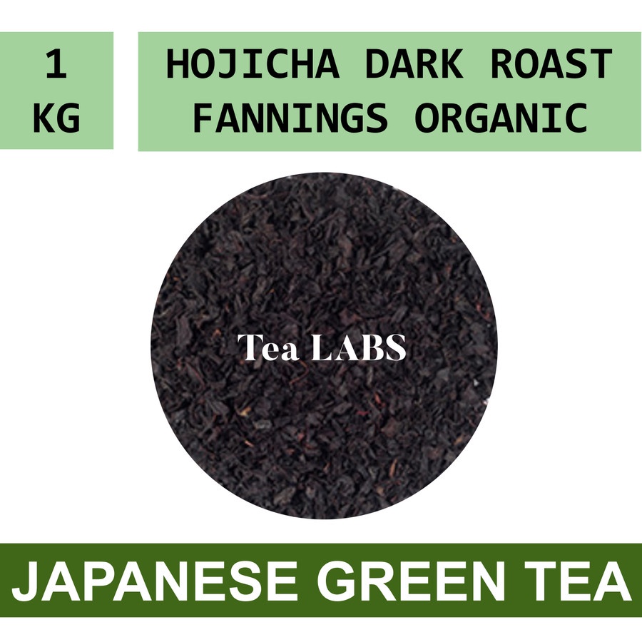 

Teh Hijau Panggang Hojicha Dark Roast Fannings Organik Kiloan 1 KILO