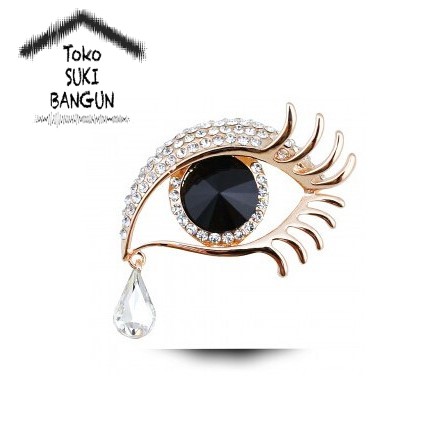 BR-002 Bros Pin Beauty EYES Aksesoris Wanita Fashion Brooch Women