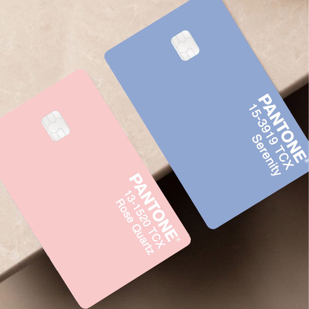 

[CARD STICKER] PANTONE MINIMALISTIC Cover Skin ATM/ Debit / Credit / Emoney Kartu