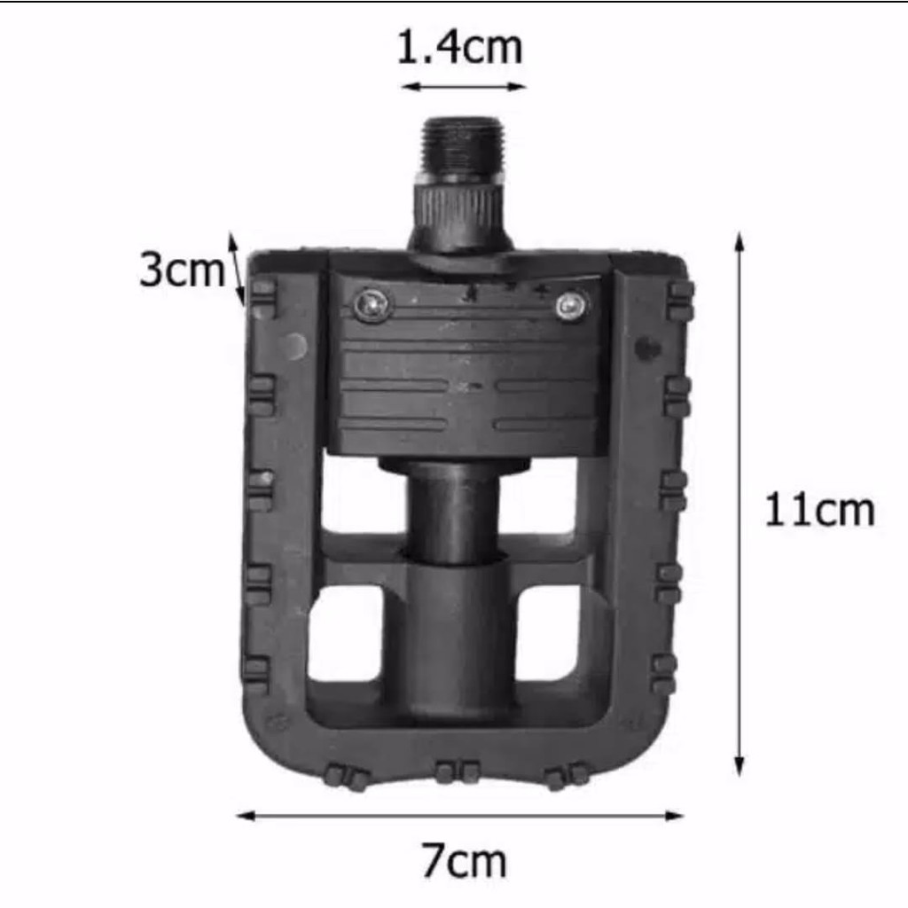 TERMURAH!!! Pedal Lipat Warna Hitam (Cocok untuk Sepeda Lipat Ukuran 16,20)