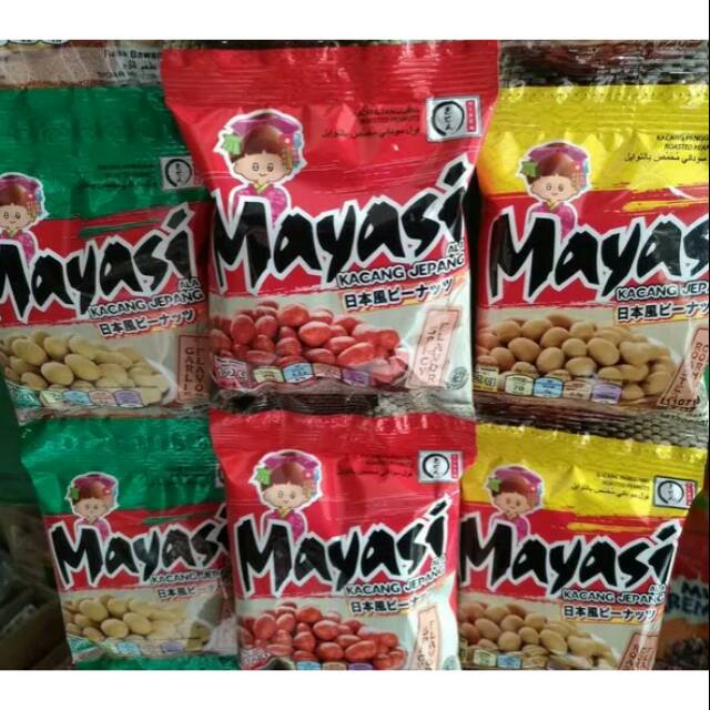 

Jajan/ cemilan enak kacang mayasi kemasan renceng