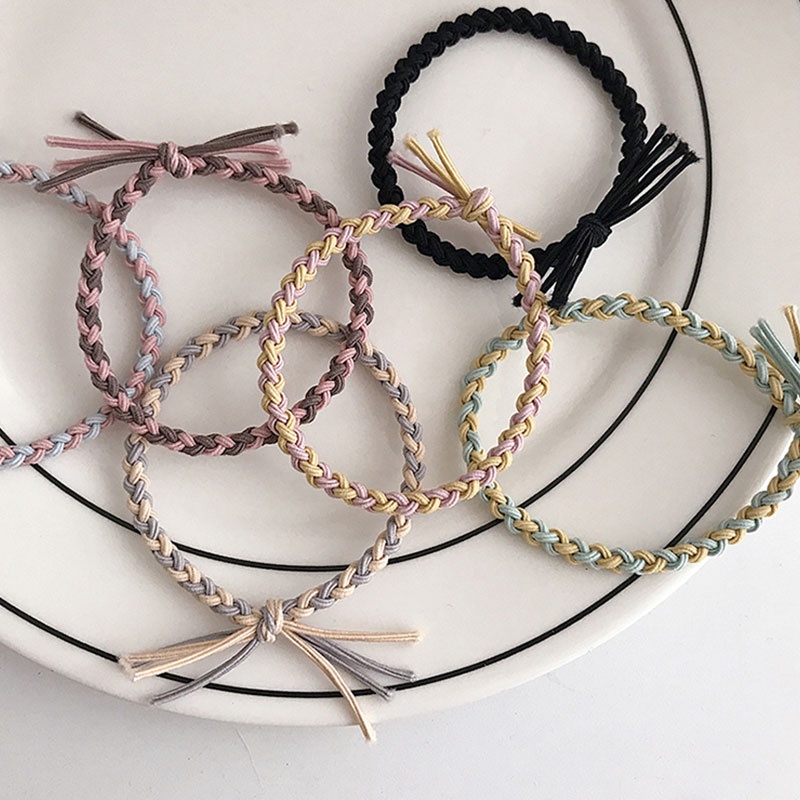 Ikat Rambut Wanita Korea Ikat Rambut Fashion Warna-warni Elastisitas Tinggi Aksesoris Produk Baru Di Toko Kami-6