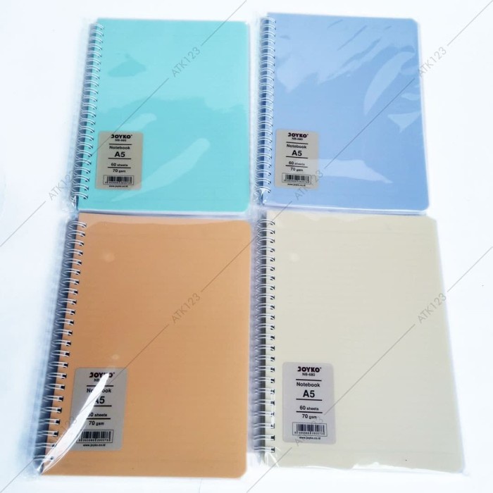 

[RESTOCK] Buku Catatan / Notebook A5 Joyko Pastel NB-680