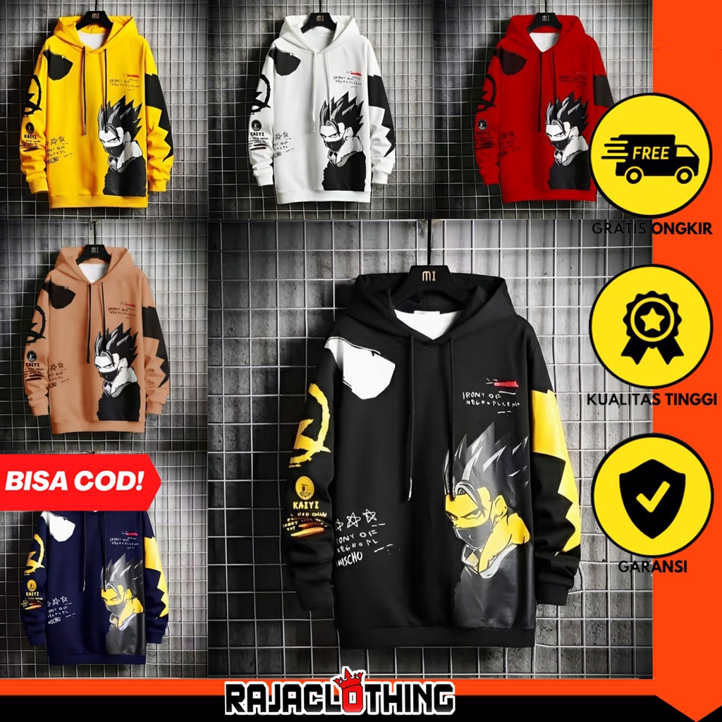 RCL - Sweater Doodie Distro Switer Anak Remaja Tanggung Hodie Cowok Laki-Laki Pria Keren Motif Dragonball