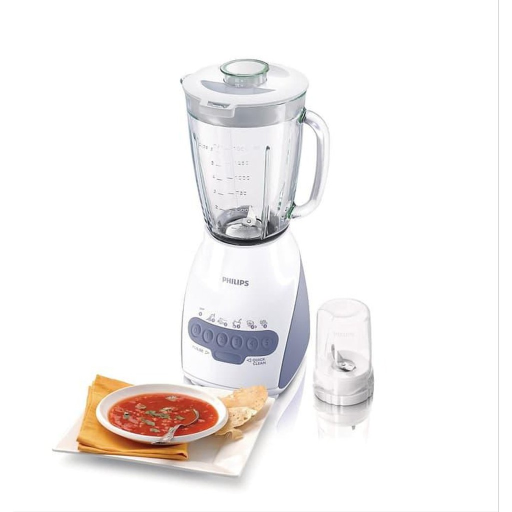 Philips Blender Kaca HR2116 - Blender Juicer - Blender Philips - Blender Listrik Original - Blender