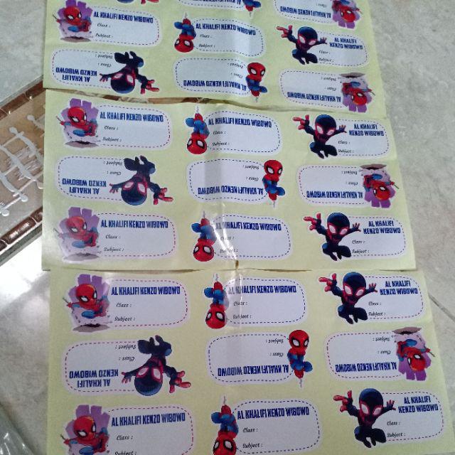 Stiker nama custom sampul buku Tulis pelajaran Tema LOL Stiker nama custom sampul buku Tulis pelajaran Tema LOL