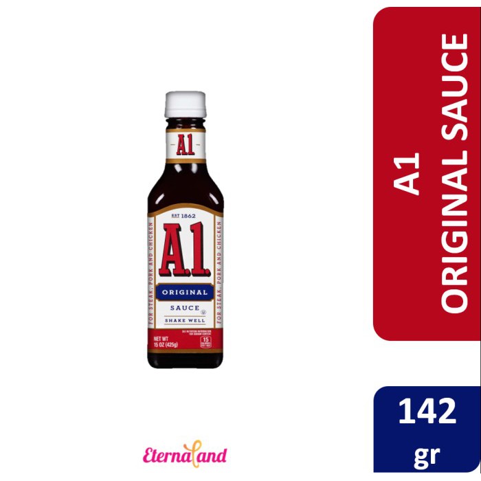 

Promo Terbatas - A1 Steak Sauce - Bumbu Steak Original Merek A1 141 Gr