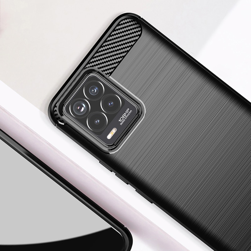 Case Realme 8 4G / Realme 8 Pro Casing + Tempered Glass Layar + Skin Carbon