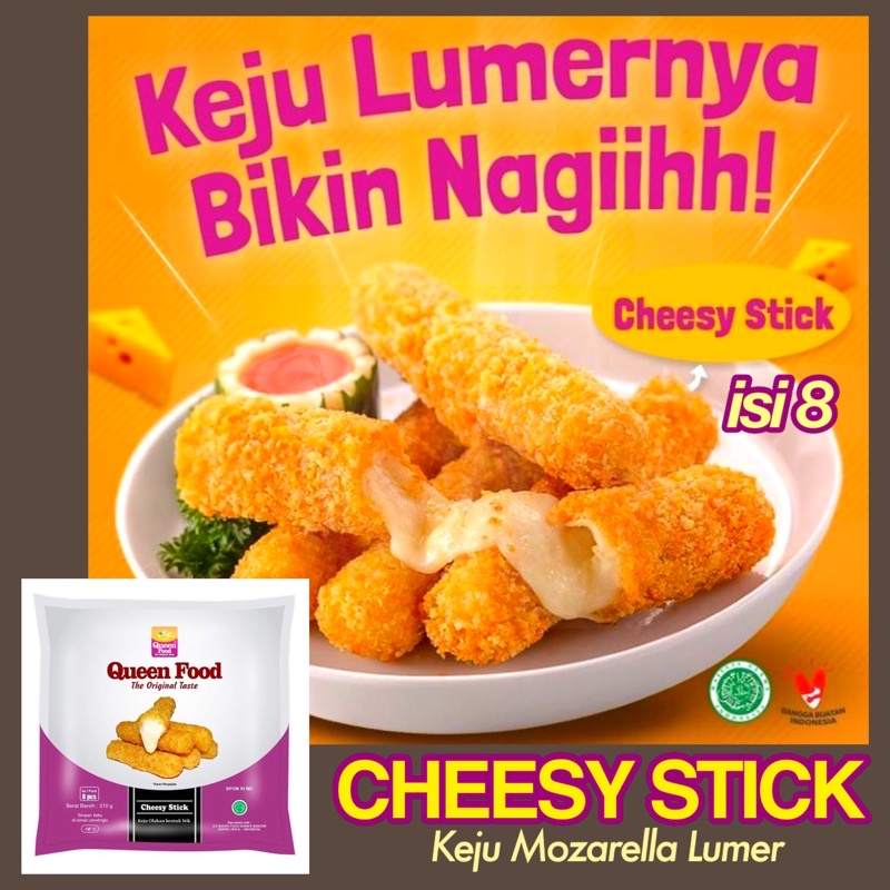 Cheesy Stick Queen Food Mozarella Lumer