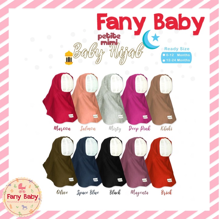 PETITE MIMI BABY HIJAB POlOS - JILBAB BAYI