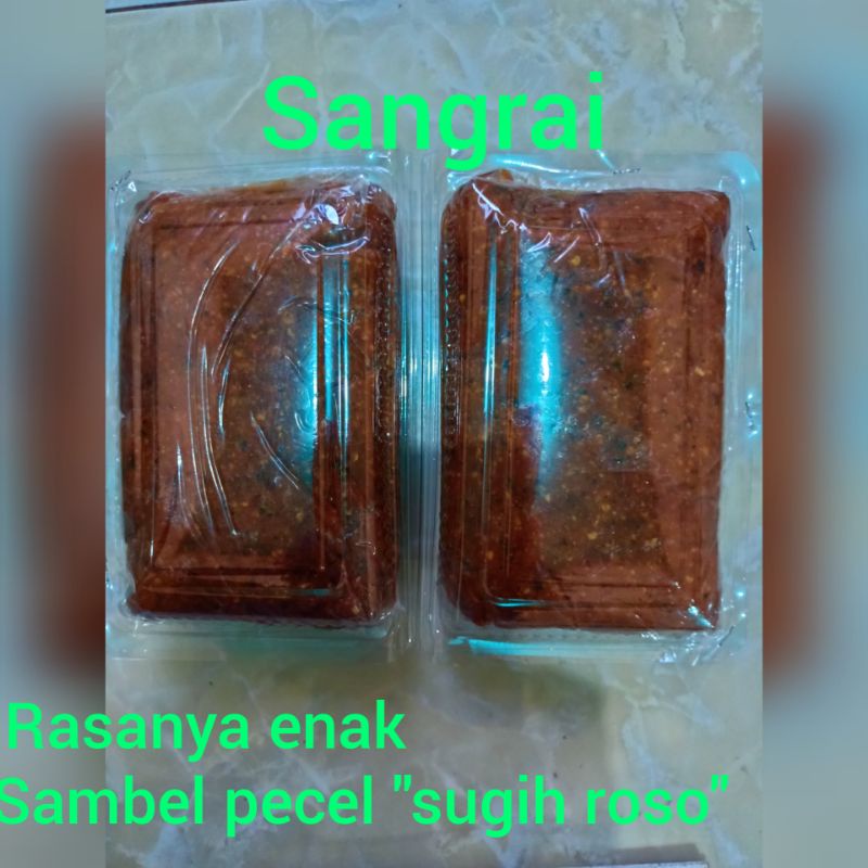 

sangrai sambel bumbu pecel kediri sambel pecel sugih roso kediri 1 kg