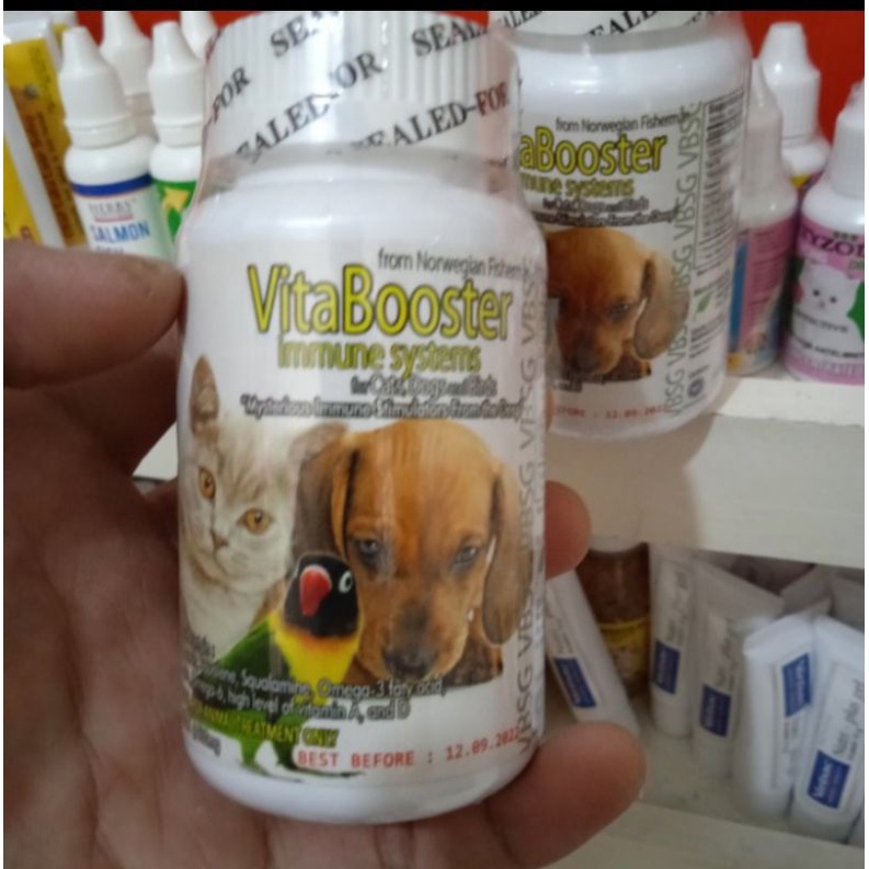 VitaBooster immune System 90 Softegel For Cat &amp; Dog 500mg