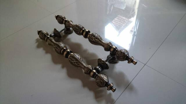HANDLE PINTU KUNINGAN Baut TEMBUS