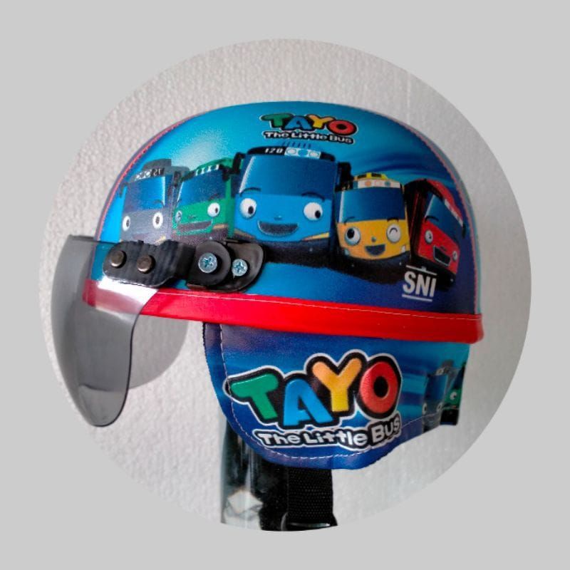 HELM BOGO ANAK SINCAN KARAKTER TERBAIK KUALITASNYA-SINCAN TAYO
