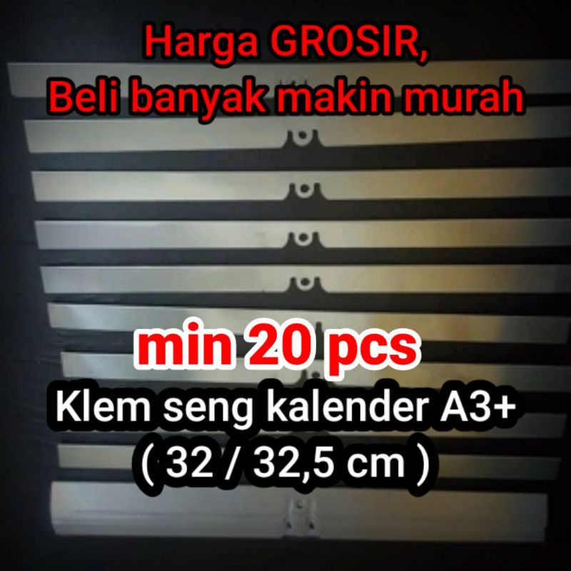 

Klem kalender 32cm dan 32,5cm - Seng kalender - Penjepit kalender - Besi kalender - Klem kalender a3 - Seng kalender a3+ - kalender custom - kalender 2025